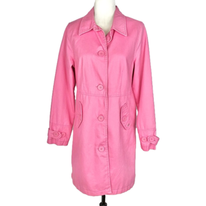 Point Zero pink trench coat